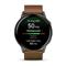 GARMIN Venu 4 45mm Slate with Brown Leather Band 010-03014-03 small