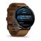 GARMIN Venu 4 45mm Slate with Brown Leather Band 010-03014-03 small