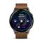 GARMIN Venu 4 45mm Slate with Brown Leather Band 010-03014-03 small