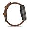GARMIN Venu 4 45mm Slate with Brown Leather Band 010-03014-03 small