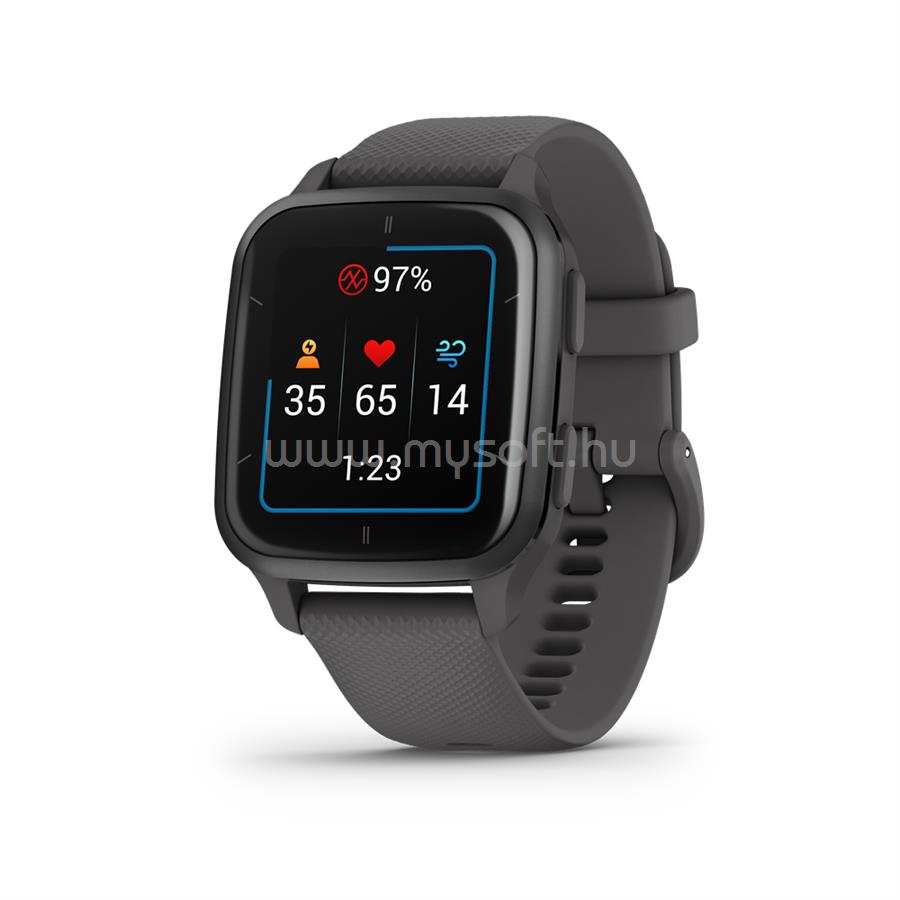 GARMIN Venu Sq 2 okosóra szürke kerettel (árnyékszürke)