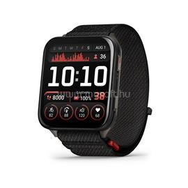 GARMIN Venu X1 Titanium okosóra  ComfortFit nylon szíjjal (fekete) 010-02980-02 small