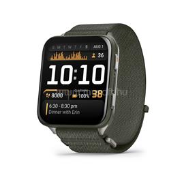 GARMIN Venu X1 Titanium okosóra ComfortFit nylon szíjjal (mohazöld) 010-02980-03 small