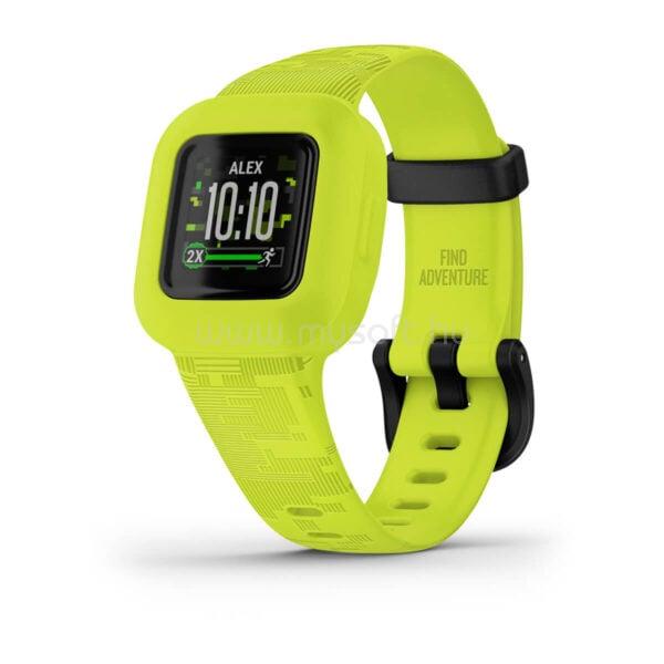 GARMIN vivofit jr. 3 Digi Camo aktivitásmérő állítható szíjjal ()zöld)