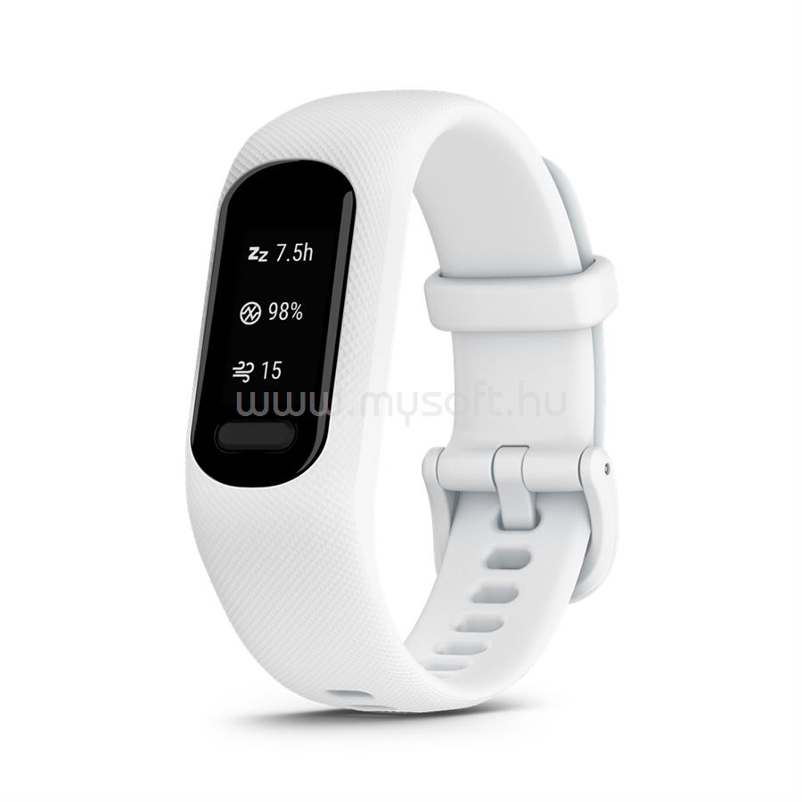 GARMIN vivosmart 5 S/M méret aktivitásmérő (fehér)