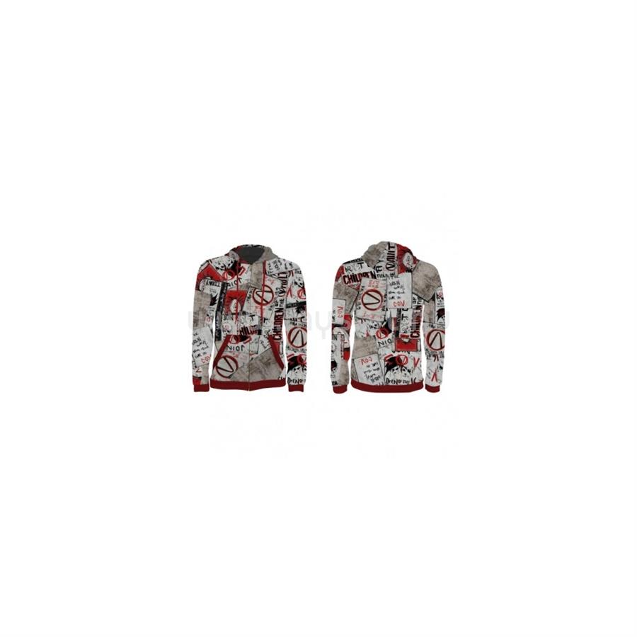 GAYA Hoodie Borderlands 3 "Propaganda" Cut & Sew Zipper Hoodie, S GE6519S kapucnis pulóver