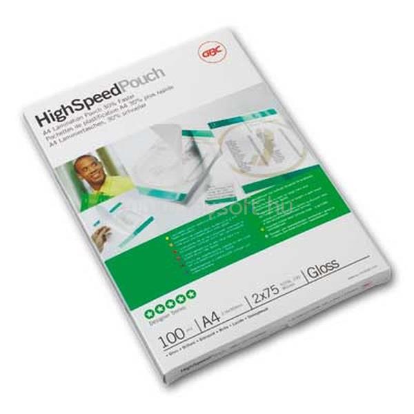 GBC high speed A4 2×80mic 100db-os lamináló fólia
