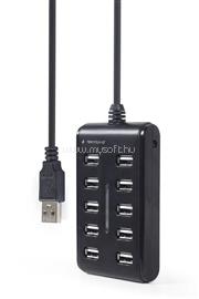 GEMBIRD 10-port USB 2.0 Hub Black UHB-U2P10P-01 small