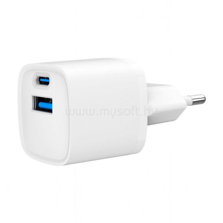 GEMBIRD 2-Port 20W USB Fast Charger White