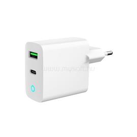 GEMBIRD 2-Port 20W USB Fast Charger White TA-UC-PDQC20L-W-01 small