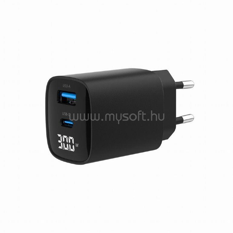 GEMBIRD 2-Port 30W USB Fast Charger Black