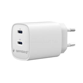 GEMBIRD 2-port 45W USB fast charger White TA-UC-2C-PD45-01-W small