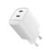 GEMBIRD 2-port 45W USB fast charger White TA-UC-2C-PD45-01-W small