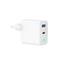 GEMBIRD 2-Port 65W USB Fast Charger White TA-UC-PDQC65L-W-01 small