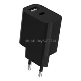 GEMBIRD 2-Port Universal USB Charger A+C 2.4A Black TA-UC-2AC12-01-BK small