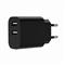 GEMBIRD 2-Port Universal USB Charger Black TA-UC-2A12-01-BK small