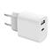GEMBIRD 2-port univerzális USB töltő A+C 2.4 A (fehér) TA-UC-2AC12-01 small