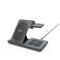 GEMBIRD 3-in-1 foldable wireless charger stand 15W for Samsung watch Black TA-WPC31S-01-BK small