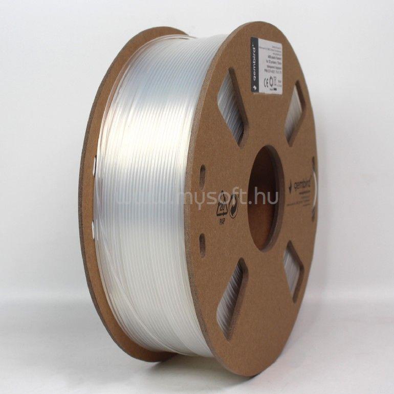 GEMBIRD 3DP-ABS1.75-01-TR ABS Filament Transparent 1,75mm 1kg