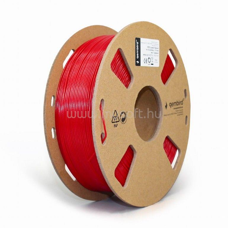 GEMBIRD 3DP-PETG1.75-01-R Filament PETG Red 1,75mm 1kg