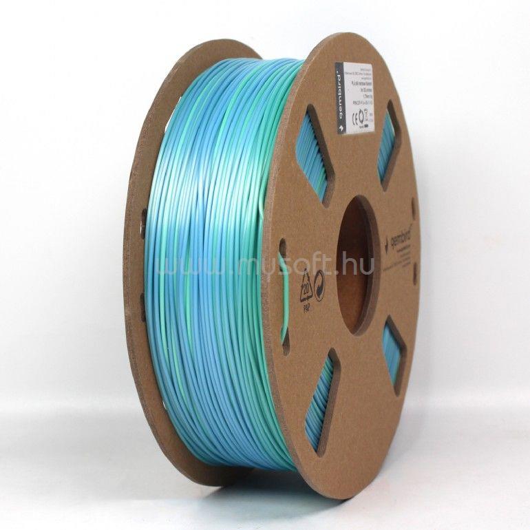 GEMBIRD 3DP-PLA-SK-01-BG PLA Silk Rainbow Blue/green 1,75mm 1kg
