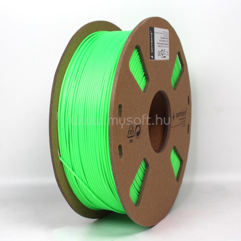 GEMBIRD 3DP-PLA1.75-01-FG Filament PLA Fluorescent Green 1.75mm 1kg