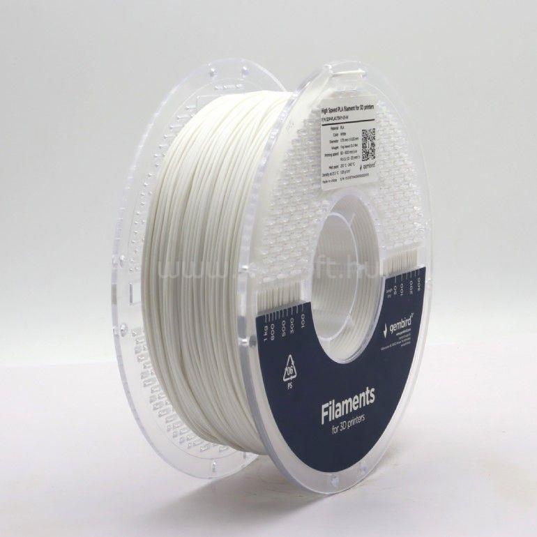GEMBIRD 3DP-PLA1.75HY-01-W High Speed PLA filament White 1,75mm 1kg