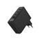 GEMBIRD 4-port 100W GaN USB fast charger LCD Black TA-UC-PDQC100LCD-01-BK small