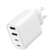 GEMBIRD 4-port 40W GaN USB PowerDelivery fast charger White TA-UC-2A2C-PD40-01-W small