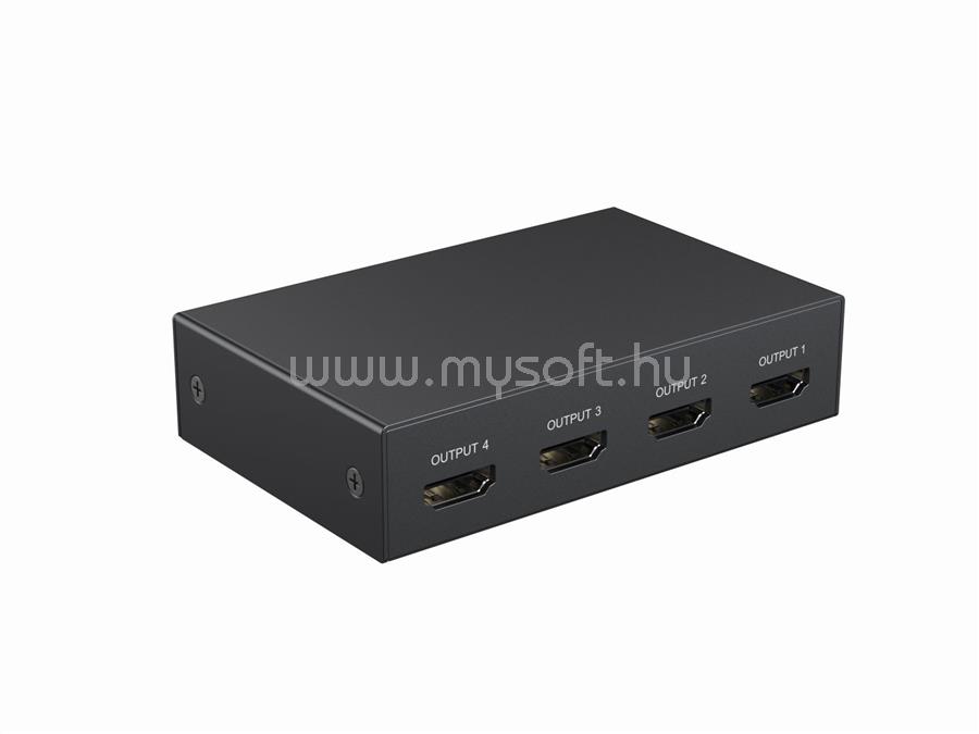 GEMBIRD 4-ports 4K HDMI Splitter Black