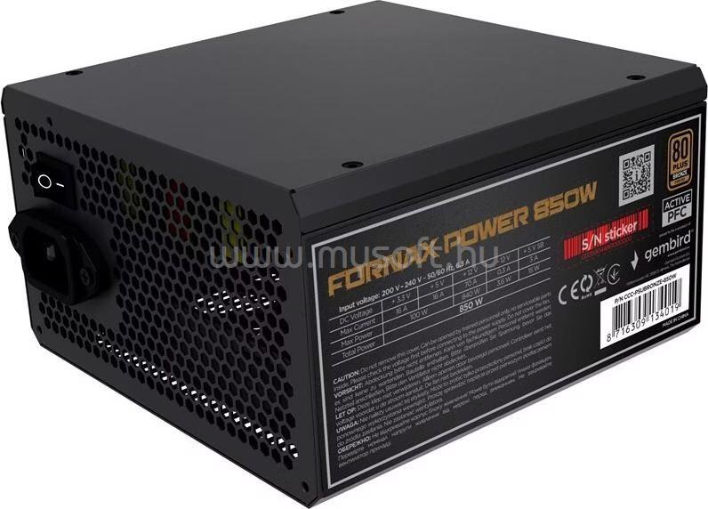 GEMBIRD 850W 80+ Bronze CCC-PSUBRONZE-850W