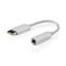 GEMBIRD A-CM-3.5F-01 USB type-C plug to stereo 3.5 mm audio adapter cable White A-CM-3.5F-01 small