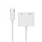 GEMBIRD A-CM-3.5FP-01  USB type-C plug to stereo 3.5 mm audio adapter cable with extra power socket white A-CM-3.5FP-01 small