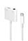 GEMBIRD A-CM-3.5FP-01  USB type-C plug to stereo 3.5 mm audio adapter cable with extra power socket white A-CM-3.5FP-01 small