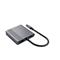 GEMBIRD A-CM-COMBO3-04 USB Type-C 3-in-1 Multi-Port Adapter Space Grey A-CM-COMBO3-04 small