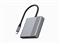 GEMBIRD A-CM-COMBO3-05 USB Type-C 3-in-1 Multi-Port Adapter Space Grey A-CM-COMBO3-05 small