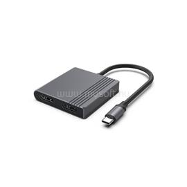 GEMBIRD A-CM-HDMIFDPF-01 USB-C to HDMI + DP adapter Black A-CM-HDMIFDPF-01 small