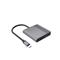 GEMBIRD A-CM-HDMIFDPF-01 USB-C to HDMI + DP adapter Black A-CM-HDMIFDPF-01 small
