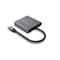 GEMBIRD A-CM-HDMIFDPF-01 USB-C to HDMI + DP adapter Black A-CM-HDMIFDPF-01 small