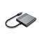 GEMBIRD A-CM-HDMIFDPF-01 USB-C to HDMI + DP adapter Black A-CM-HDMIFDPF-01 small