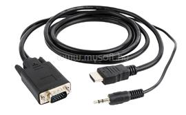 GEMBIRD A-HDMI-VGA-03-6 HDMI/VGA és audio átalakító 1.8 m (fekete) A-HDMI-VGA-03-6 small