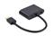 GEMBIRD A-HDMIM-HDMIFVGAF HDMI male to HDMI female + VGA female + audio adapter cable Black A-HDMIM-HDMIFVGAF-01 small