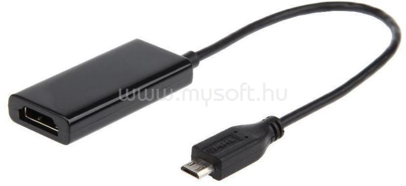 GEMBIRD A-MHL-002 adapter MHL -> HDMI F+MICRO USB BF 5pin smartfon to TV HD+power supply