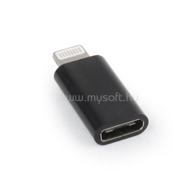 GEMBIRD A-USB-CF8PM-01 USB Type-C adapter Lightning M black