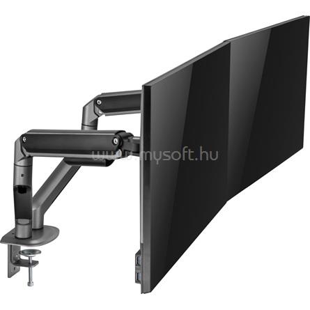 GEMBIRD asztali dupla monitortartó konzol 13"-32"