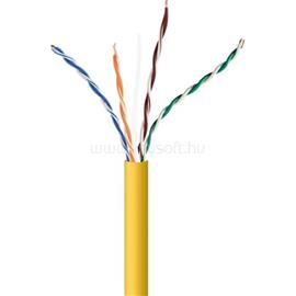 GEMBIRD CAT5e UTP adatkábel 305m sárga fali CCA UPC-5004E-SOL-Y small