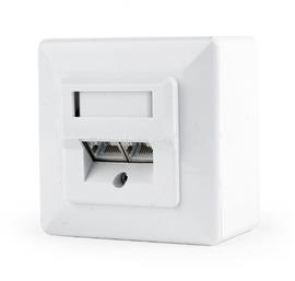 GEMBIRD CAT6 STP 2-port wall mount face plate MWS-2S6-01 small