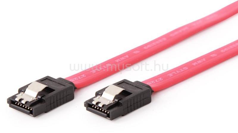 GEMBIRD CC-SATAM-DATA-0.3M Serial ATA III 30 cm Data Cable metal clips red