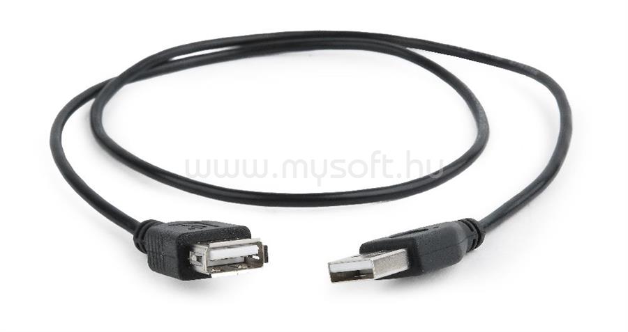 GEMBIRD CC-USB2-AMAF-75CM/300-BK USB 2.0 A Male - A Female socket 75cm cable Black