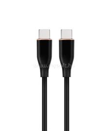 GEMBIRD CC-USB2S-CMCM-1.5M-BK Premium silicon Type-C Power Delivery (PD) charging & data cable 1,5m Black CC-USB2S-CMCM-1.5M-BK small